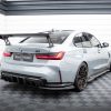Карбоновый спойлер с внешними кронштейнами и стойками для BMW M3 G80 / M340i G20 / 3 M-Pack G20 / 3 Standard G20 MAXTON DESIGN CF-BM-3-G80-M-WING5-EXT-245-P