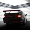 Карбоновый спойлер с внешними кронштейнами и стойками + светодиодная подсветка для BMW 3 Coupe E46 MAXTON DESIGN CF-BM-3-46-C-WING5-EXT-245-P+LED
