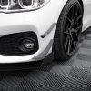 Передние бамперные аэродинамические элементы (канарды) BMW 1 M-Pack / M140i F20 Facelift MAXTON DESIGN BM-1-F20F-M-CAN1