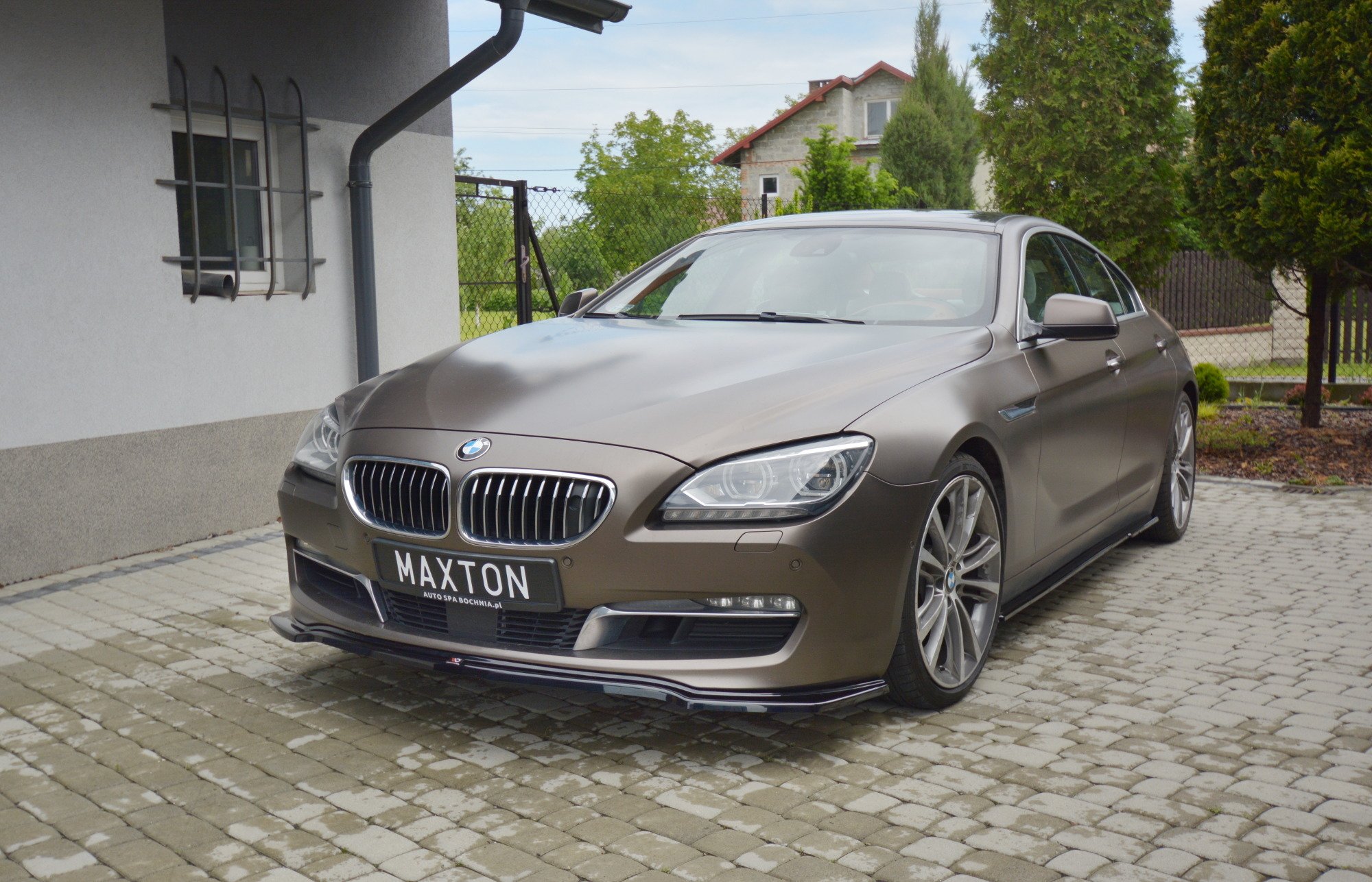 Передний сплиттер BMW 6 Gran Coupe MAXTON DESIGN BM-6-06-GC-FD1G