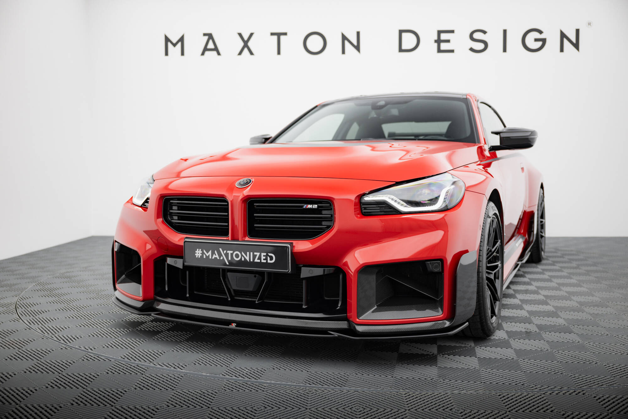 Передний сплиттер BMW M2 M-Performance G87 MAXTON DESIGN BM-M2-G87-MP-FD1G