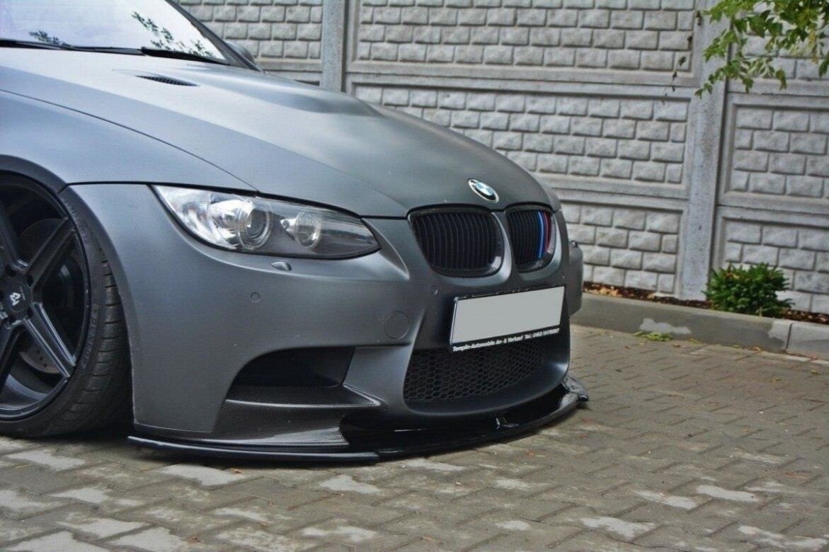 Передний сплиттер BMW M3 M Performance Coupe E92 / Кабриолет E93 MAXTON DESIGN BM-3-92-M-MPFC-FD1G
