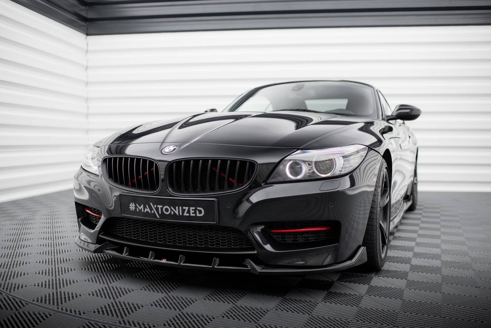 Передний сплиттер BMW Z4 M-Pack E89 рестайлинг MAXTON DESIGN BM-Z4-89F-MPACK-FD1G