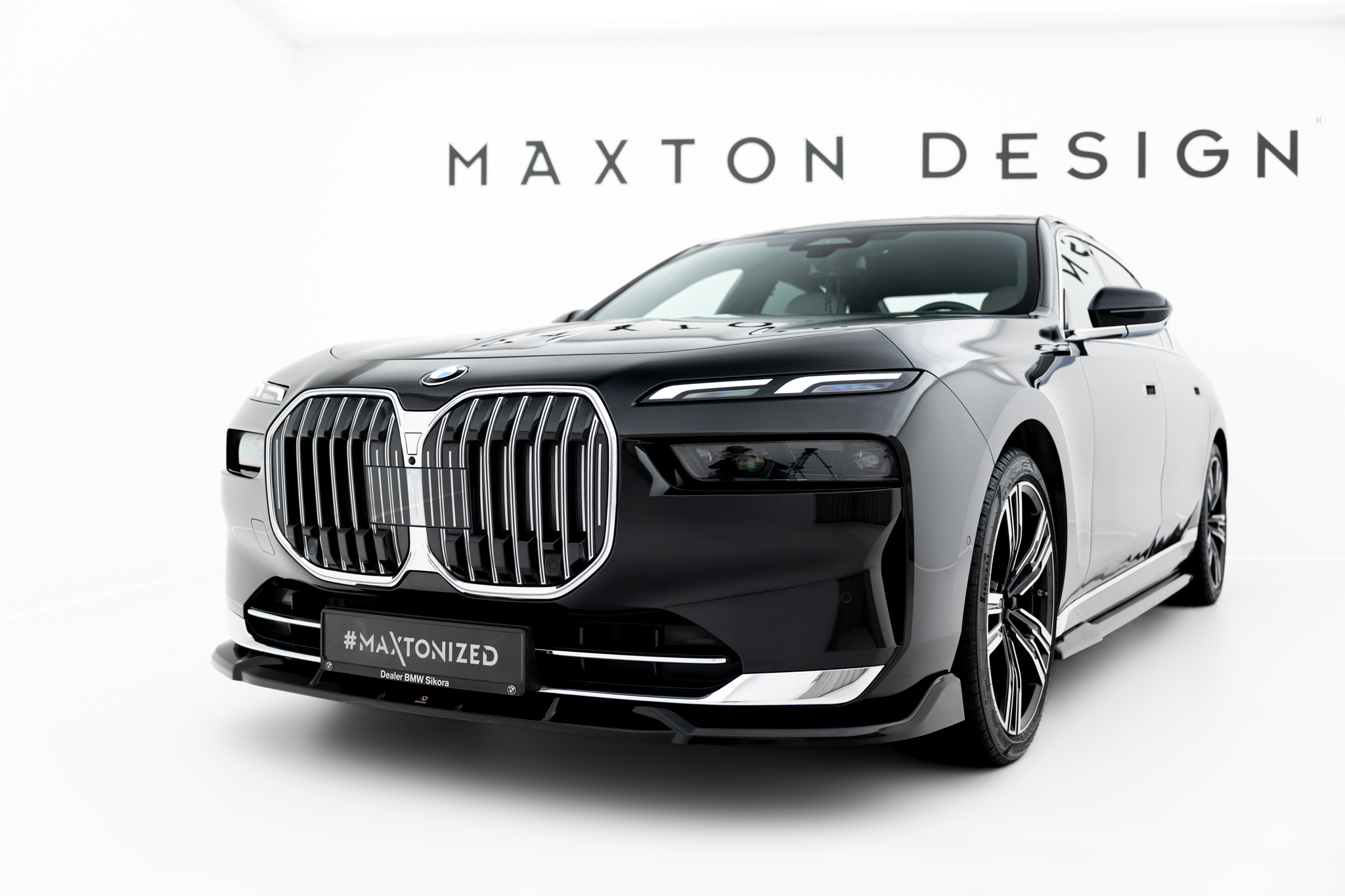 Передний сплиттер V.1 для BMW 7 G70 MAXTON DESIGN BM-7-G70-FD1G