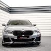 Передний сплиттер V.2 для BMW 5 M-Pack / M550i / M550d Седан / Универсал G30 / G31 Фейслифт MAXTON DESIGN BM-5-G30F-MPACK-FD2G