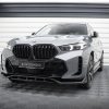 Передний сплиттер V.2 для BMW X6 M-Pack G06 (рестайлинг) MAXTON DESIGN BM-X6-G06F-MPACK-FD2G+FD2RG