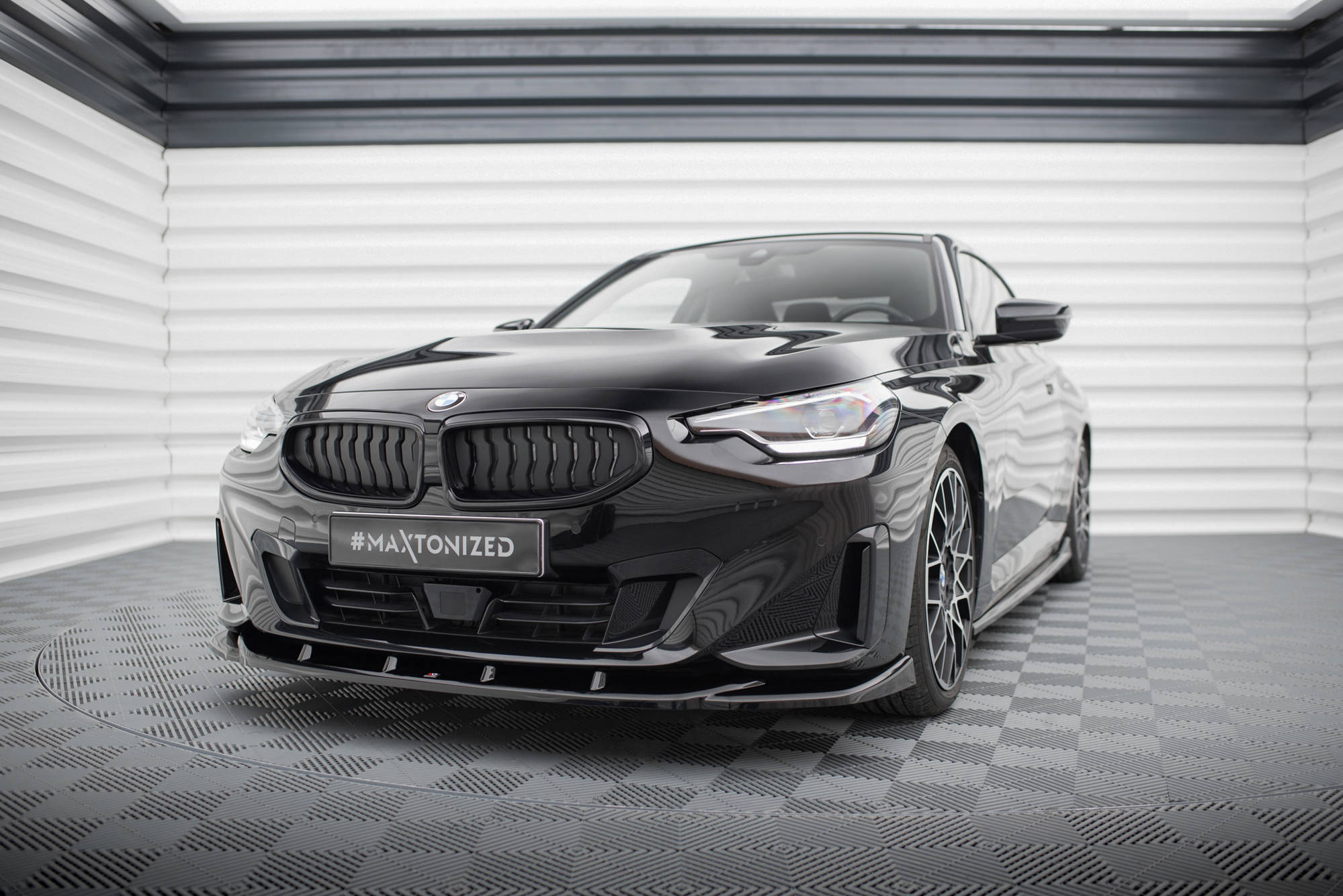Передний сплиттер V.3 для BMW 2 Coupe G42 MAXTON DESIGN BM-2-G42-FD3G