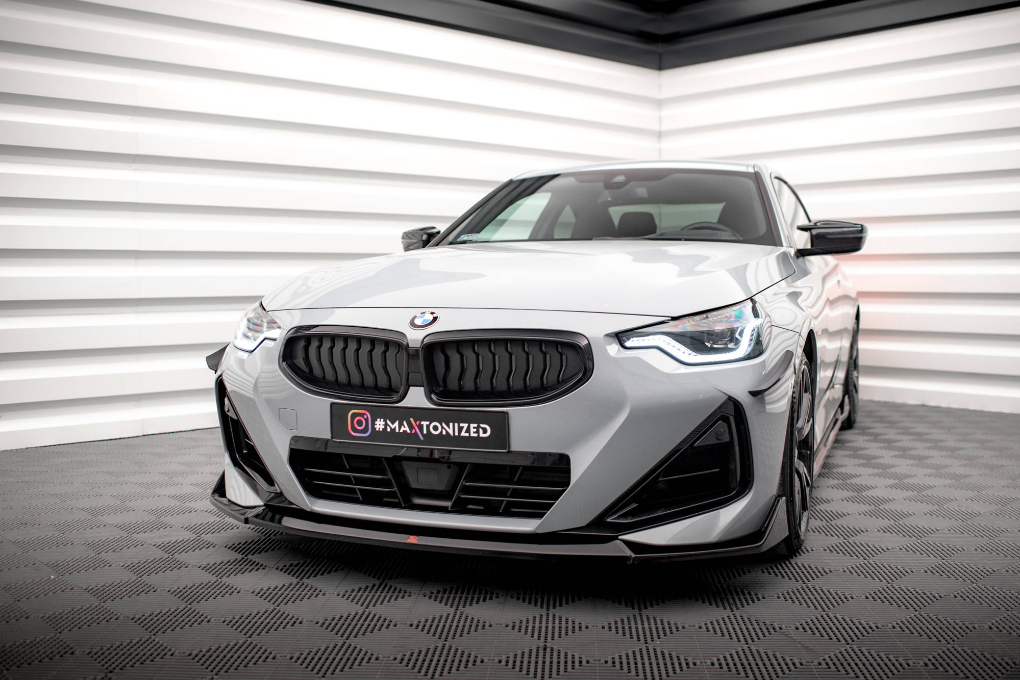 Передний сплиттер V.3 для BMW 2 Coupe M-Pack / M240i G42 MAXTON DESIGN BM-2-42-MPACK-FD3G