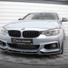 Передний сплиттер V.4 для BMW 4 Coupe / Gran Coupe / Cabrio M-Pack F32 / F36 / F33 MAXTON DESIGN BM-4-F32-MPACK-FD4G