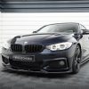 Передний сплиттер V.5 для BMW 4 Coupe / Gran Coupe / Cabrio M-Pack F32 / F36 / F33 MAXTON DESIGN BM-4-F36-GC-MPACK-FD1G