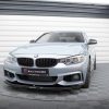 Передний гибридный сплиттер для BMW 4 Coupe / Gran Coupe / Cabrio M-Pack F32 / F36 / F33 MAXTON DESIGN BM-4-F32-MPACK-FD2G+CNCA