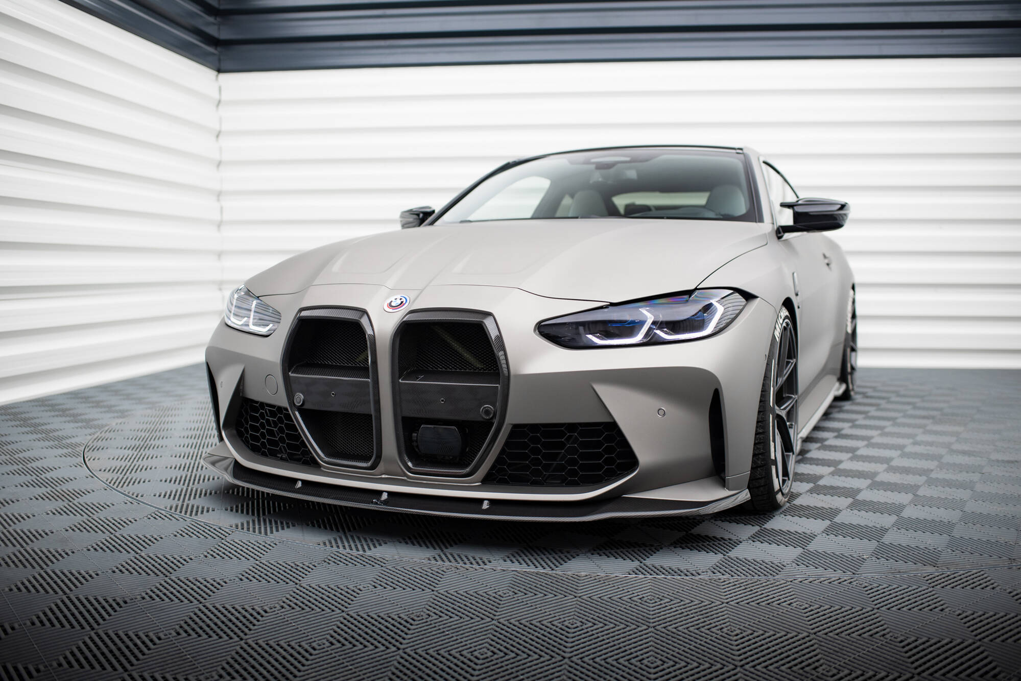 Передний сплиттер из препрег-углеродного волокна V.3 для BMW M4 G82 / M3 G80 MAXTON DESIGN CF-BM-4-G82-M-FD2-2-245-P