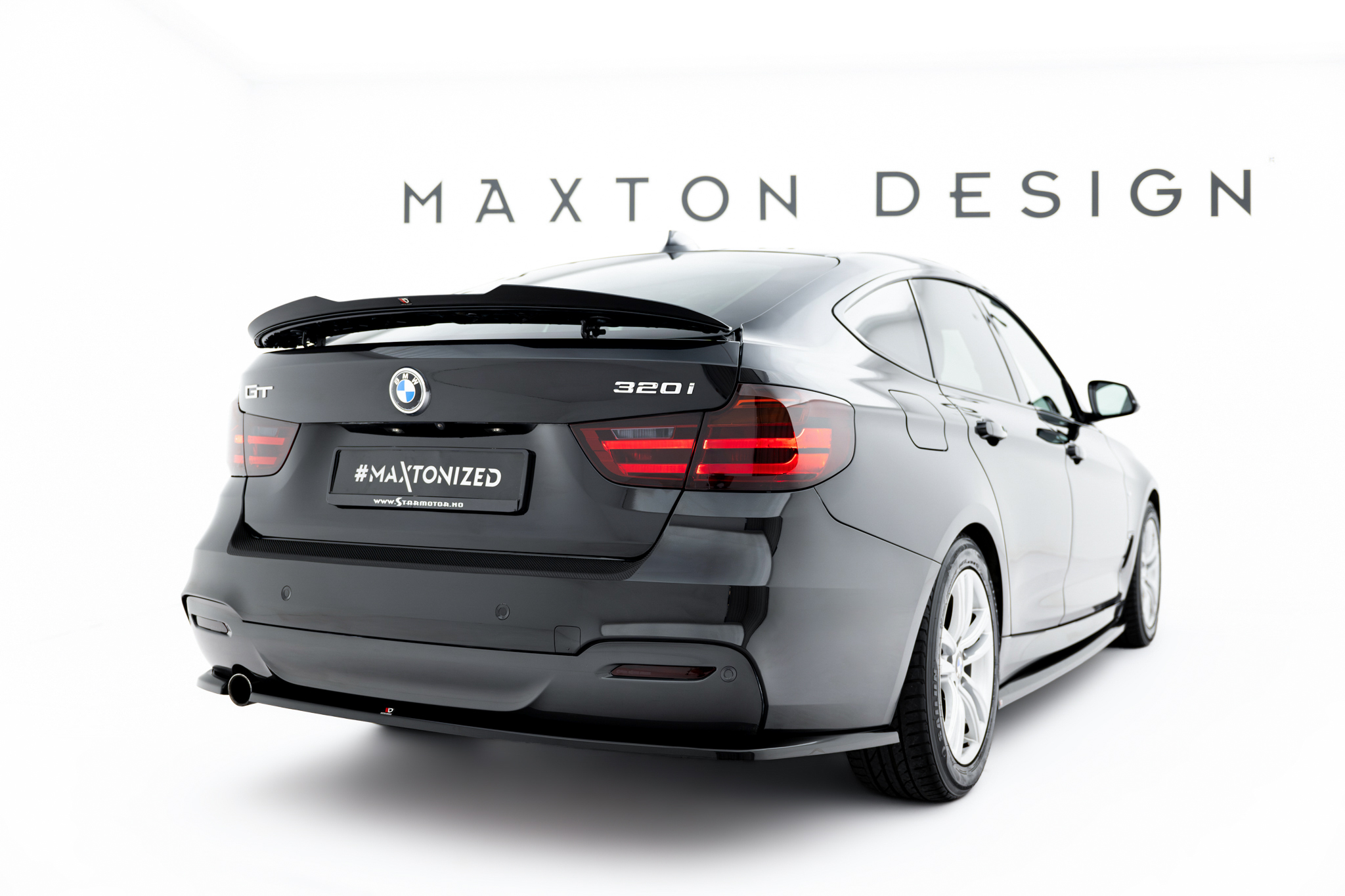 Задние боковые сплиттеры V.2 для BMW 3 GT M-Pack F34 MAXTON DESIGN BM-3-34-GT-MPACK-RSD2G