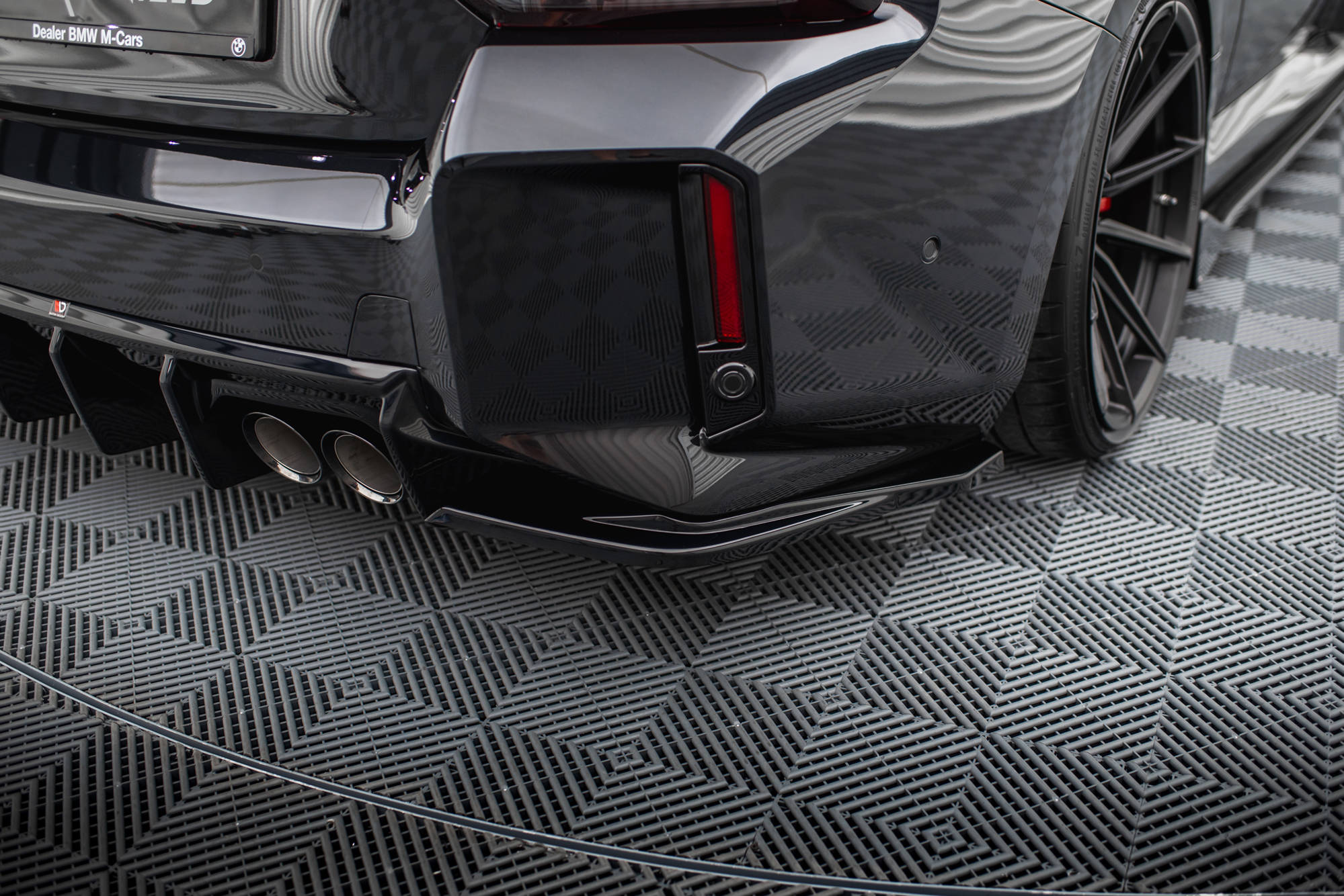 Задние боковые спойлеры V.3 (для задней накладки v1) BMW M2 G87 MAXTON DESIGN BM-M2-G87-RSD3G