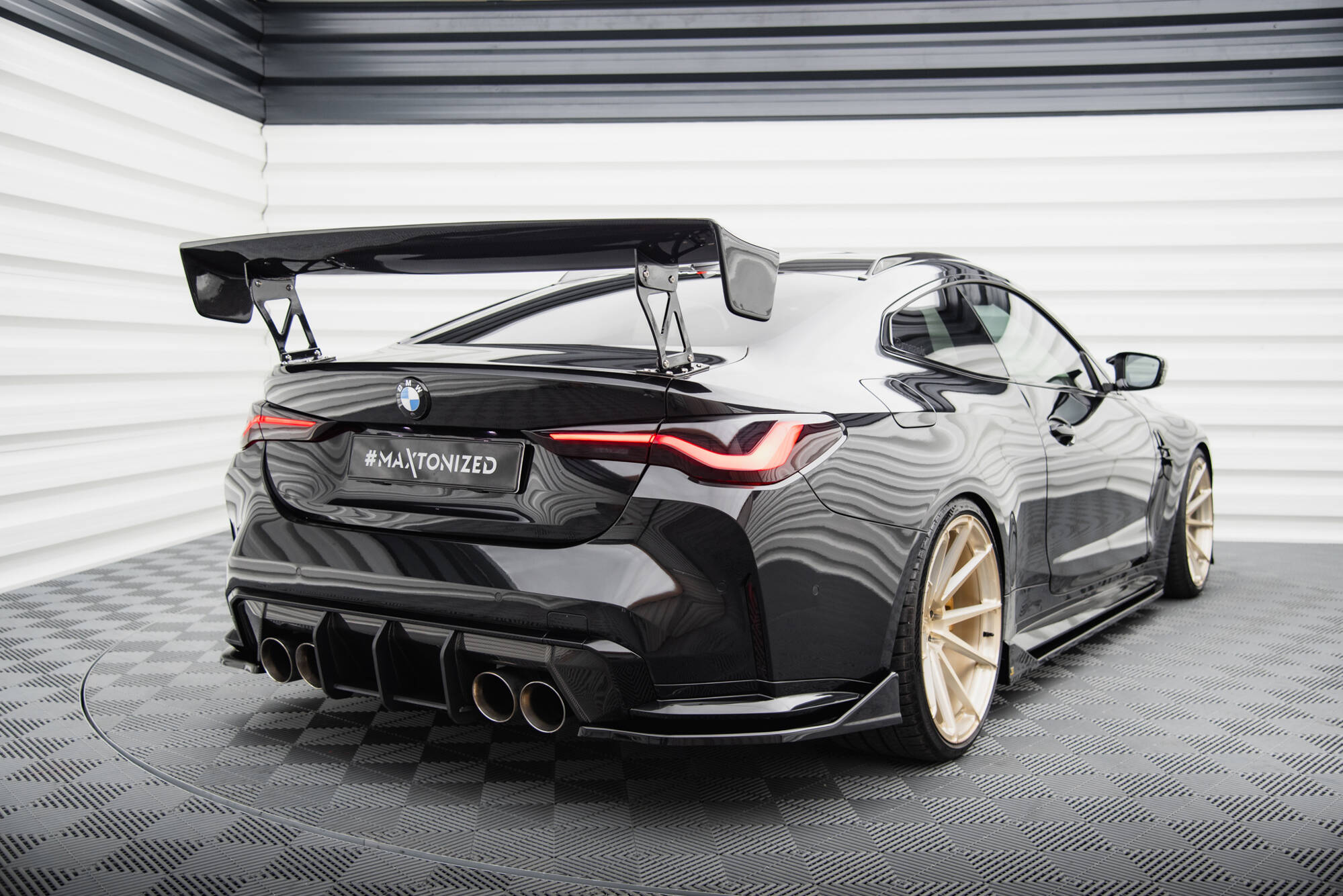 Задние боковые сплиттеры V.4 для BMW M4 G82 / G82 после рестайлинга MAXTON DESIGN BM-4-G82-M-RSD4G