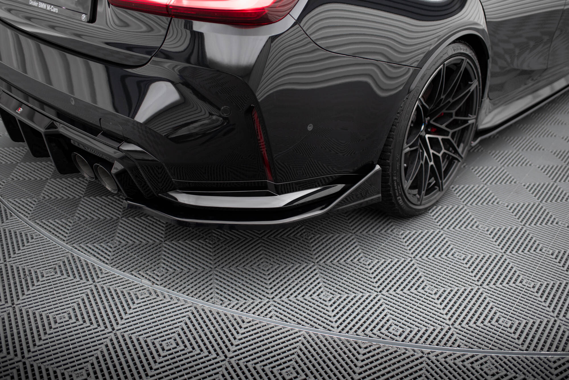 Задние боковые сплиттеры V.6 CSL Look (для задней накладки v1) BMW M3 Седан / Универсал G80 / G81 MAXTON DESIGN BM-3-G80-M-RSD6G