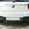 Задний сплиттер BMW 1 F20/F21 M-Power (с вертикальными планками) MAXTON DESIGN BM-1-F20-M-RD1+RD2G