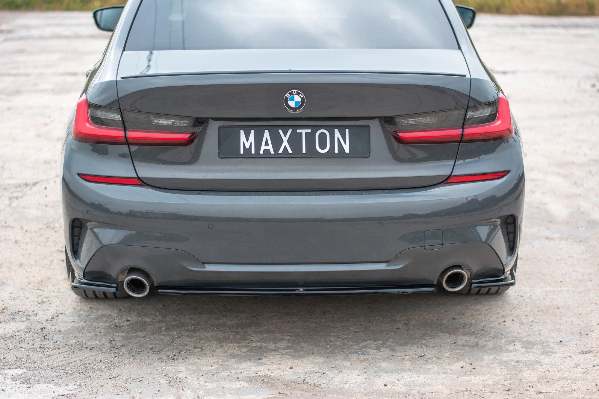 Задний сплиттер для BMW 3 G20 M-pack MAXTON DESIGN BM-3-20-MPACK-RD1G