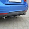 Задний сплиттер для BMW 4 Coupe / Gran Coupe / Cabrio M-Pack F32 / F36 / F33 (с вертикальными планками) MAXTON DESIGN BM-4-F32-MPACK-RD1+RD2G