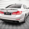 Задний сплиттер для BMW 5 Sedan G30 MAXTON DESIGN BM-5-G30-RD1G
