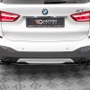 Задний сплиттер для BMW X1 M-Pack F48 / F48 Facelift MAXTON DESIGN BM-X1-48-MPACK-RD1G