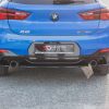 Задний сплиттер для BMW X2 F39 M-Pack MAXTON DESIGN BM-X2-39-MPACK-RD1G