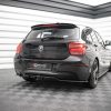 Задний сплиттер (с вертикальными планками) BMW 1 F20 MAXTON DESIGN BM-1-F20-RSD1G+RD1G