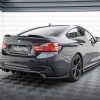 Задний сплиттер (с вертикальными планками) BMW 4 Coupe / Gran Coupe / Cabrio M-Pack F32 / F36 / F33 MAXTON DESIGN BM-4-F36-GC-MPACK-RD1G+RD2G
