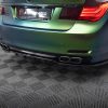 Задний сплиттер (с вертикальными планками) BMW 7 F01 MAXTON DESIGN BM-7-01-LONG-RD1G+RD2G