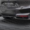 Задний сплиттер (с вертикальными планками) BMW iX M-Pack i20 MAXTON DESIGN BM-IX-1-MPACK-RD1G+RD2G