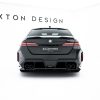 Задний сплиттер (с вертикальными планками) BMW M5 Седан / Универсал G90 MAXTON DESIGN BM-M5-G90-RD1G+RD2G