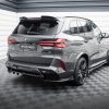 Задний сплиттер (с вертикальными планками) BMW X5 M F95 / F95 Facelift MAXTON DESIGN BM-X5M-F95F-RD1G+RD2G