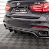 Задний сплиттер (с вертикальными планками) BMW X6 M-Pack F16 MAXTON DESIGN BM-X6-16-MPACK-RD1G+RD2G