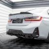 Задний сплиттер (с вертикальными планками) V.1 BMW M340i G20 / G21 Facelift MAXTON DESIGN BM-3-20F-M-RD1G+RD2G
