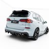 Задний сплиттер (с вертикальными планками) V.1 BMW X5 M-Pack G05 Facelift MAXTON DESIGN BM-X5-05F-MPACK-RD1G+RD3G