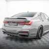 Задний сплиттер (с вертикальными планками) V.2 BMW 7 M-Pack G11 / G12 Facelift MAXTON DESIGN BM-7-11F-MPACK-RD3G+RD4G