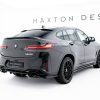 Задний сплиттер (с вертикальными планками) V.2 BMW X4 M-Pack G02 Facelift MAXTON DESIGN BM-X4-02F-MPACK-RD2G+RD3G