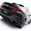Задний сплиттер (с вертикальными планками) V.2 BMW X6 M-Pack G06 Facelift MAXTON DESIGN BM-X6-G06F-MPACK-RD2G+RD3G