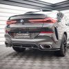 Задний сплиттер (с вертикальными планками) V.3 BMW X6 M-Pack G06 MAXTON DESIGN BM-X6-06-MPACK-RD3G+RD5G