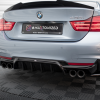 Задний диффузор BMW 4 Coupe / Gran Coupe / Cabrio M-Pack F32 / F36 / F33 (версия с двойными выхлопными трубами с обеих сторон) MAXTON DESIGN BM-4-F32-MPACK-RS1GOO_OO