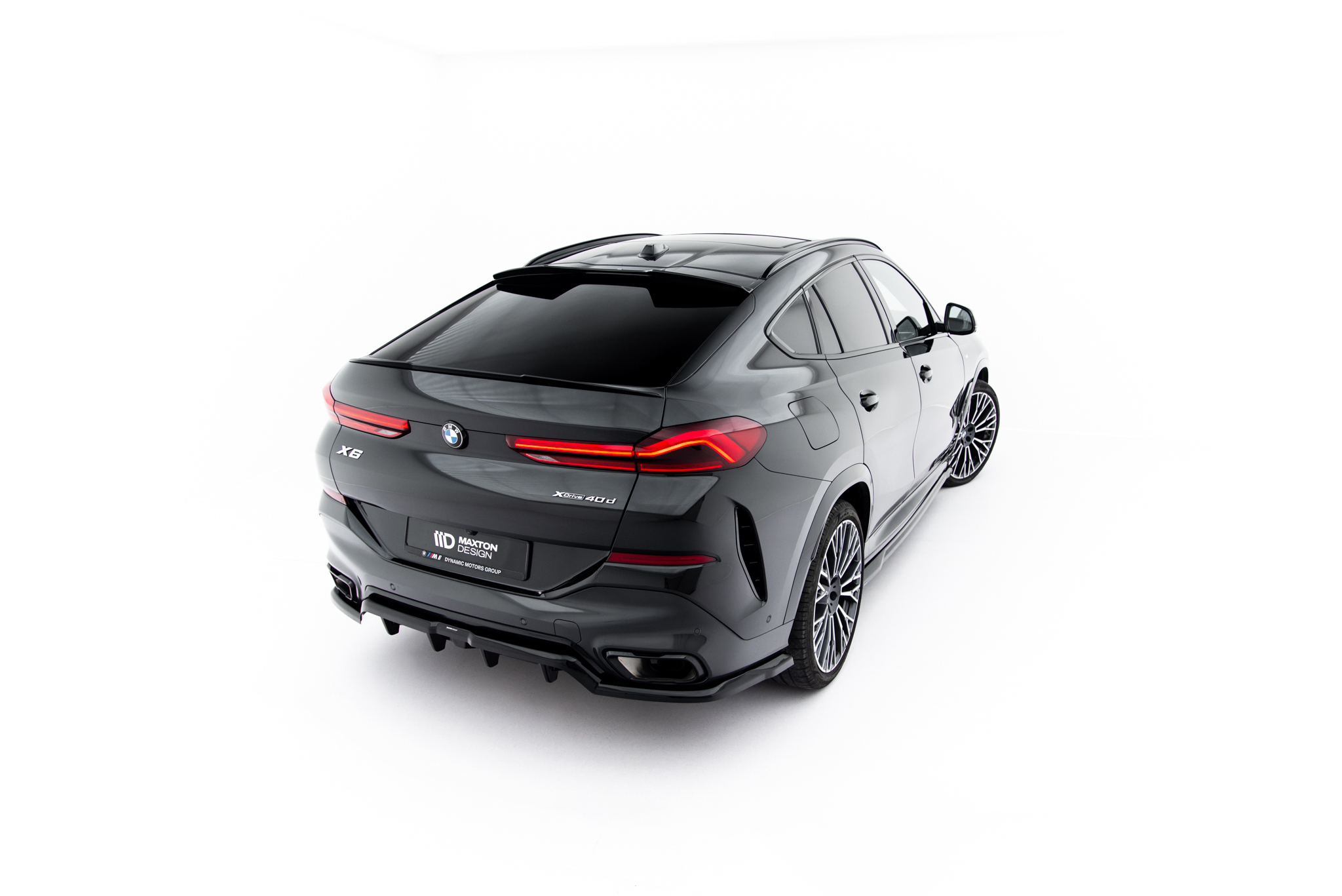 Накладка на спойлер BMW X6 M-Pack G06 / G06 Facelift / X6 M F96 / F96 Facelift MAXTON DESIGN BM-X6-06-MPACK-CAP1G