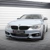 Передний сплиттер Street Pro для BMW 4 Coupe / Gran Coupe / Cabrio M-Pack F32 / F36 / F33 MAXTON DESIGN BM4F32MPACKCNC-FD4B