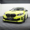 Передний сплиттер Street Pro + брызговики для BMW 1 M-Pack / M135i / 128ti F40 MAXTON DESIGN BM140MPACKCNC-FD1B+FSF1G