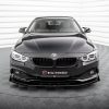 Передний сплиттер Street Pro + брызговики для BMW 4 Gran Coupe F36 MAXTON DESIGN BM4F36GCCNC-FD1B+FSF1G