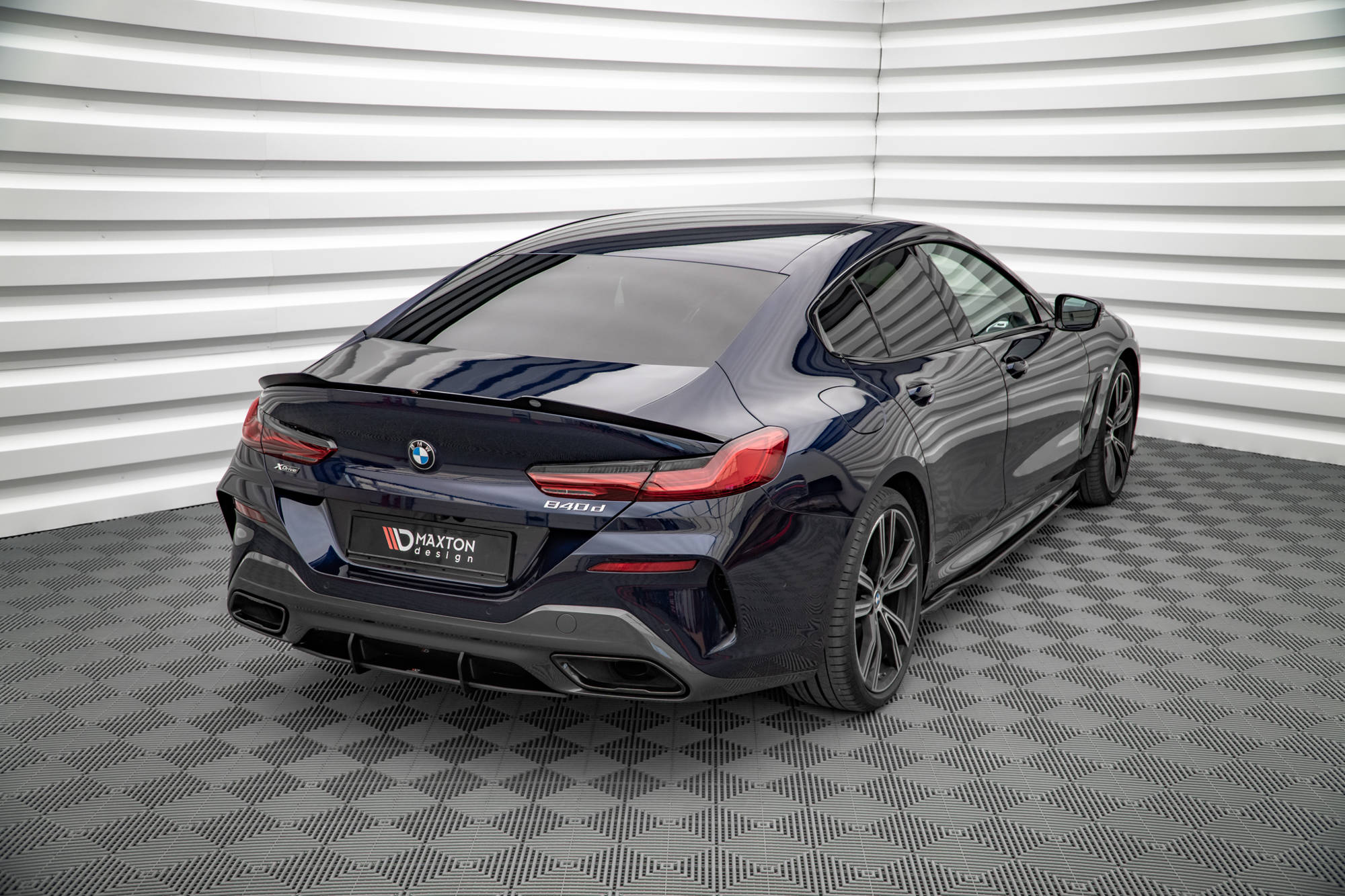 Задний диффузор Street Pro для BMW 8 Gran Coupe M-Pack G16 MAXTON DESIGN BMM850G16GCCNC-RS1B