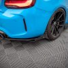 Задние боковые спойлеры и брызговики Street Pro для BMW M2 F87 MAXTON DESIGN BM287MCOMPCNC-RSD1B+RSF1G